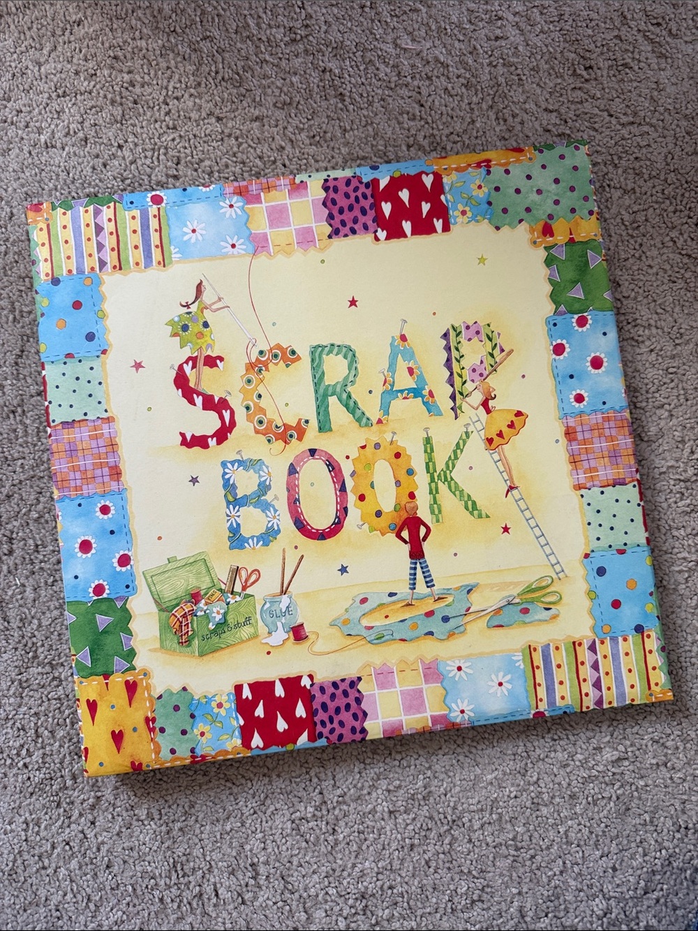Vintage Quilt Scrapbook Album - Markings by C R Gibson - MS20-2621D / Like New